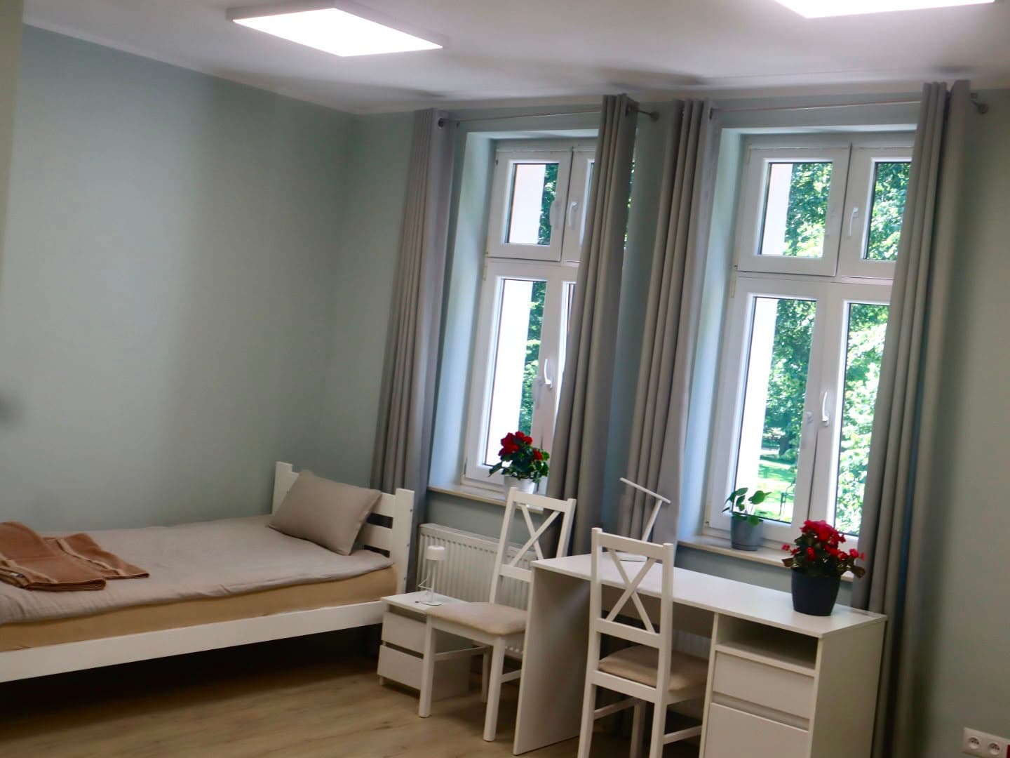 Pokój pacjenta w klinice Clinica Pro Medica & Sport w Nieżychowie
